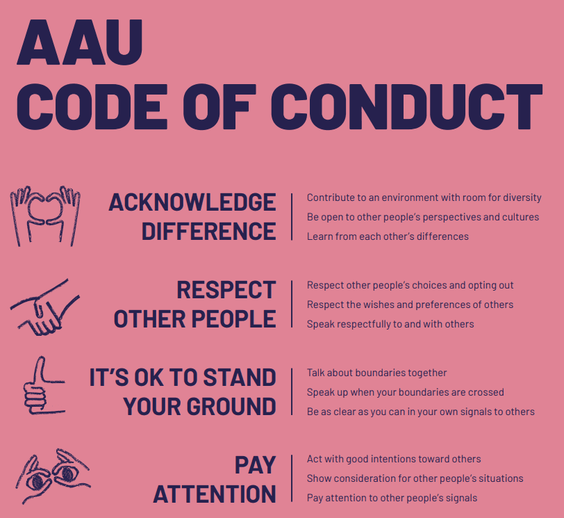 AAU's Code of conduct AAU's Code of conduct